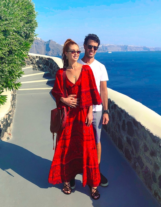 Marina Ruy Barbosa curte férias na Grécia com marido (Foto: Reprodução)