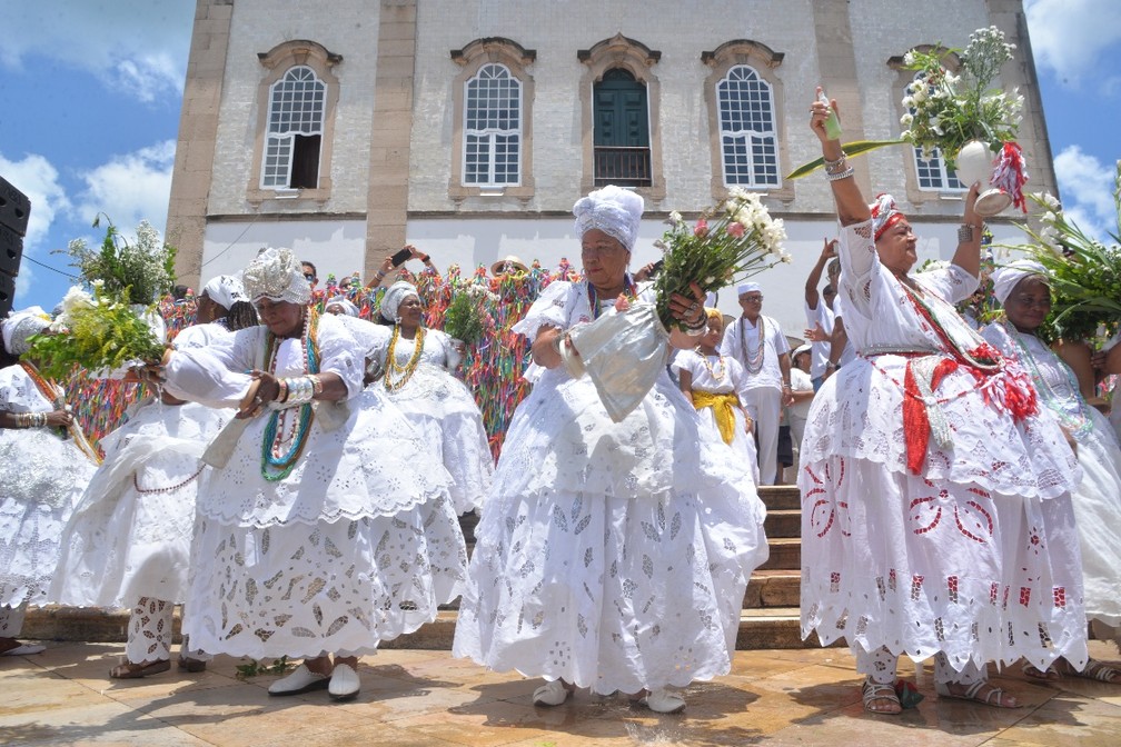 Lavagem do Bonfim 2020 — Foto: Joilson César/Ag. Hacck