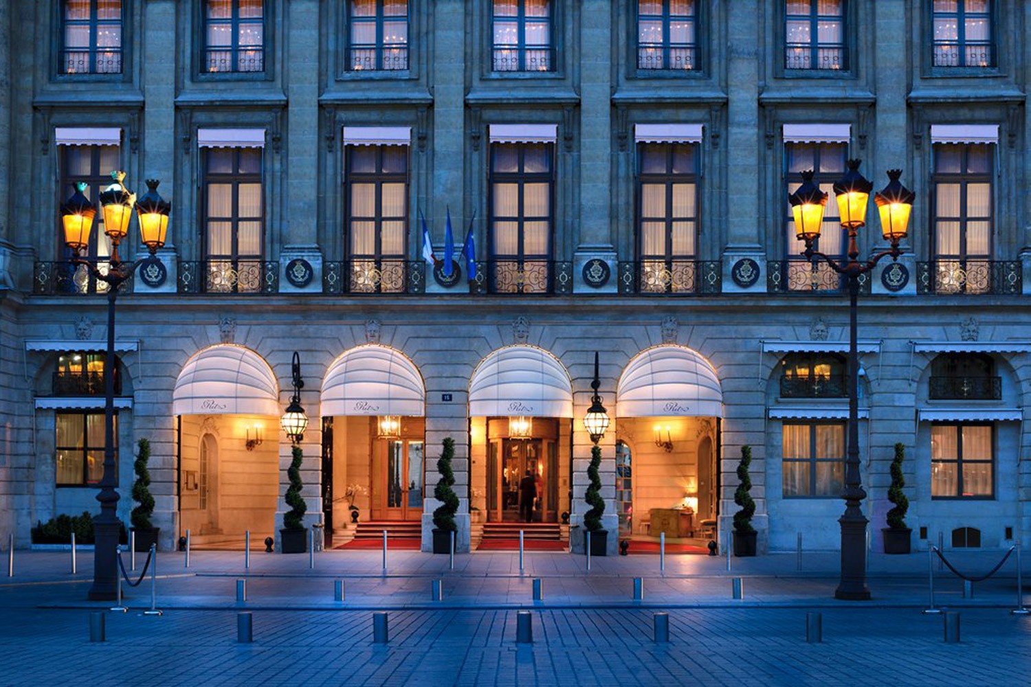 Fachada do Ritz Paris: reforma (Foto: Divulgação)