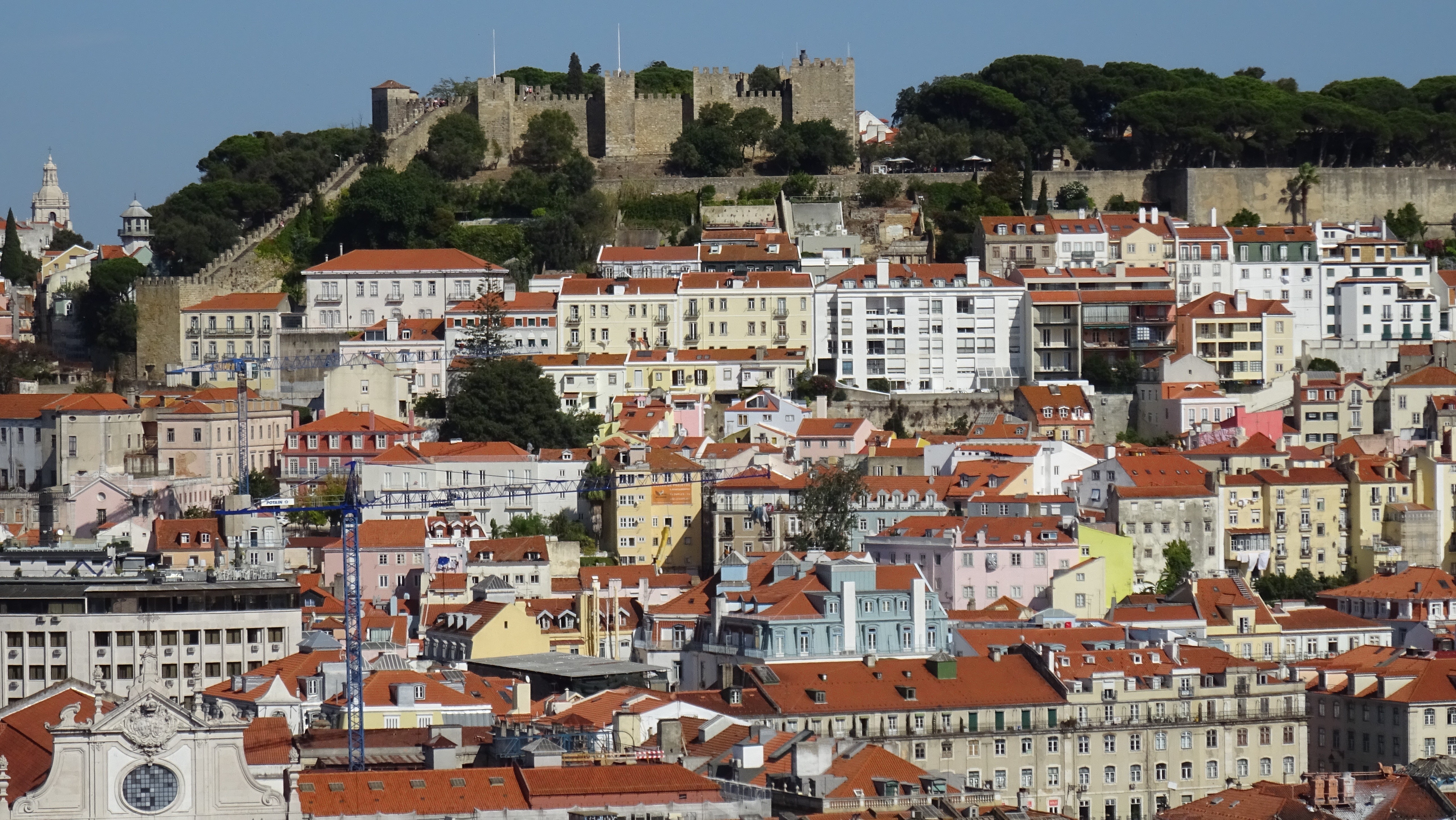 Lisboa aos pés do Castelo São Jorge