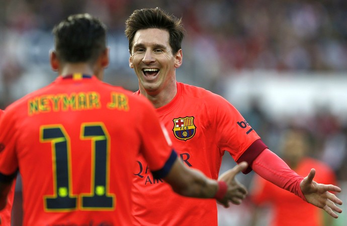Lionel Messi Neymar Barcelona (Foto: Reuters)