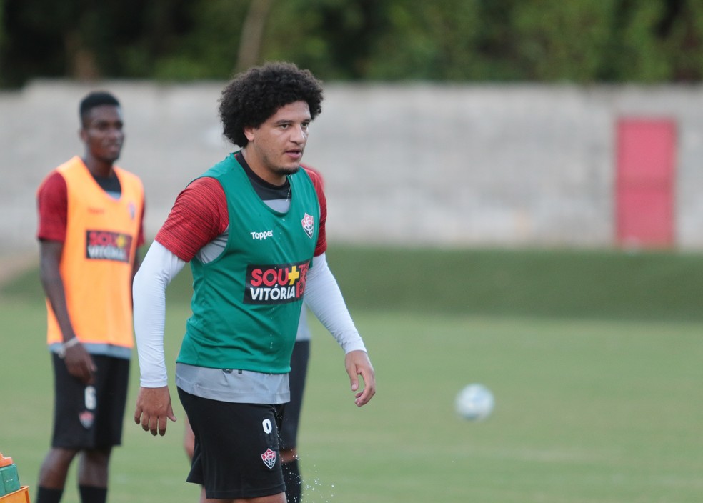 Felipe Gedoz chegou ao Vitória durante a temporada 2019 — Foto: Tiago Caldas / EC Vitória  / Divulgação