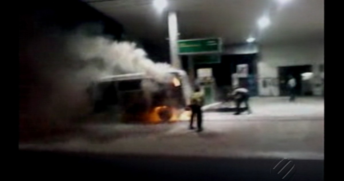 G1 - Imagens mostram carro incendiando em posto de gasolina, em Belém ...