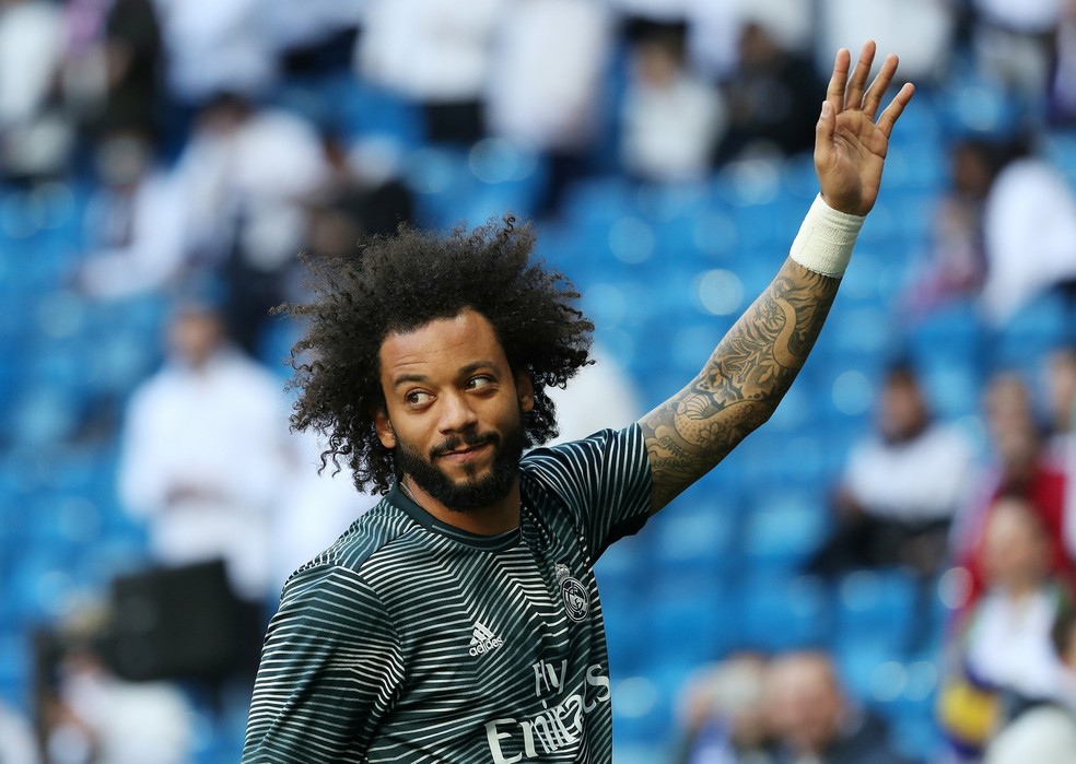 Marcelo foi titular em derrota para o Girona — Foto: REUTERS/Susana Vera