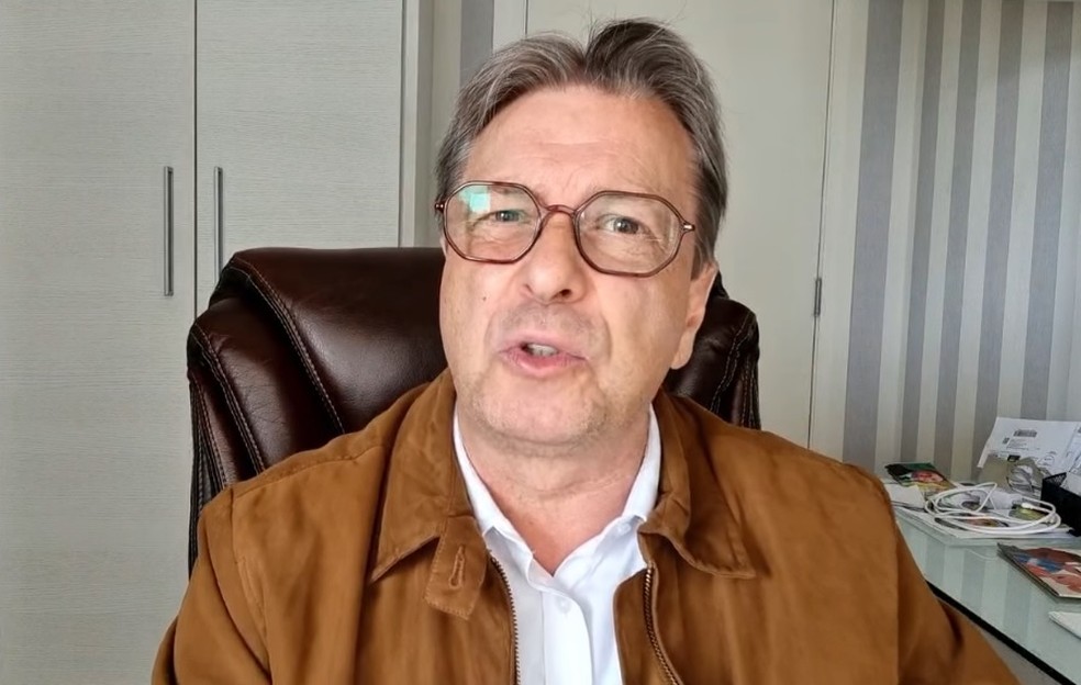 Deputado federal Bibo Nunes (PL) em imagem de vídeo publicado em seu perfil nas redes sociais — Foto: Redes sociais/Reprodução