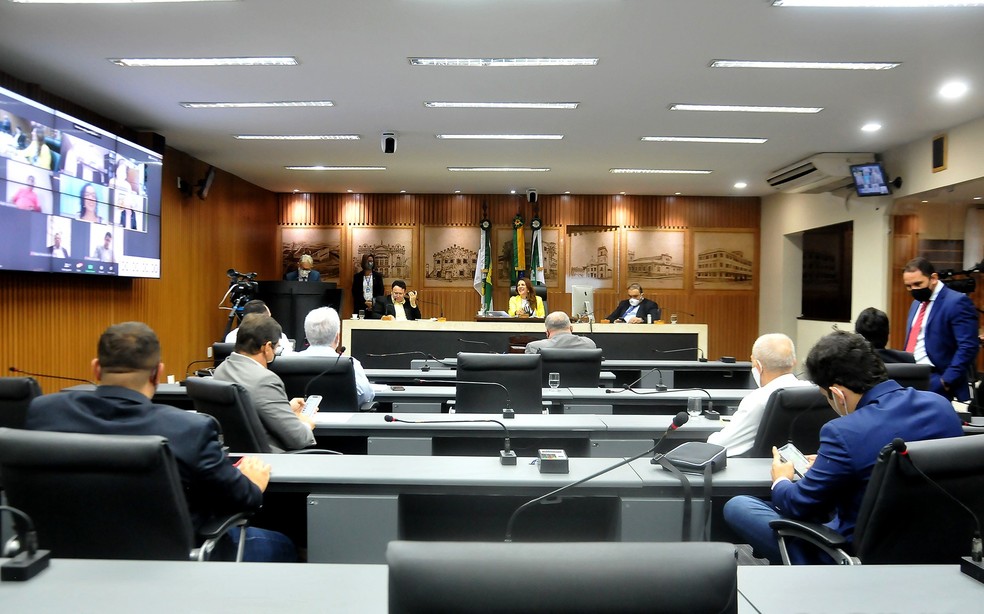 A votação em segunda discussão da Reforma da Previdência do Município de Natal está marcada para 20 de agosto. — Foto: Elpídio Junior/Câmara Municipal de Natal
