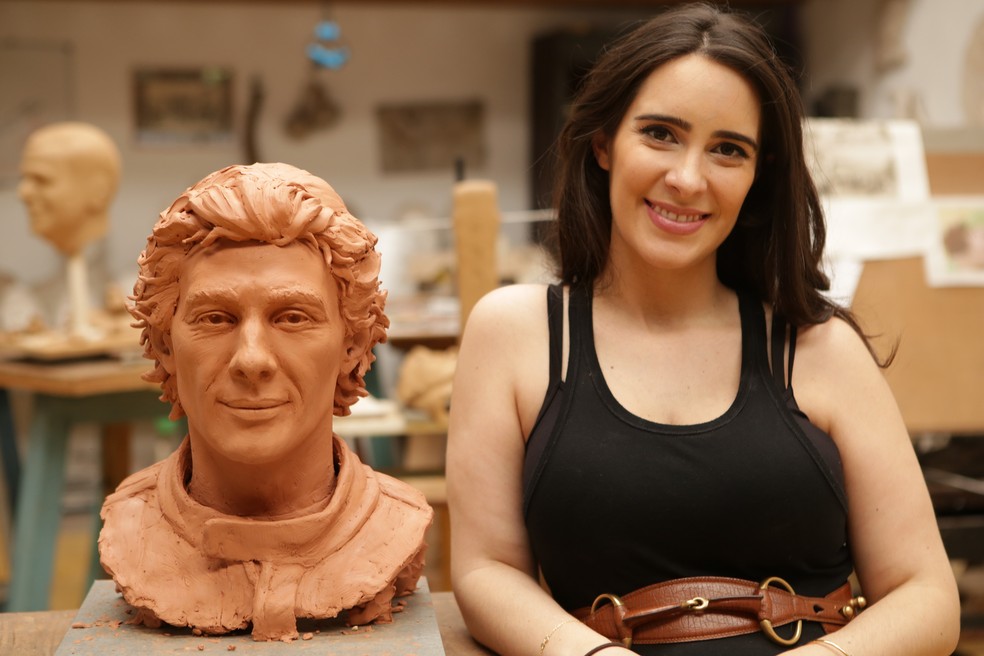 Paula Senna foi a responsável pela criação da peça, uma encomenda da avó Neyde Senna — Foto: Divulgação/IAS