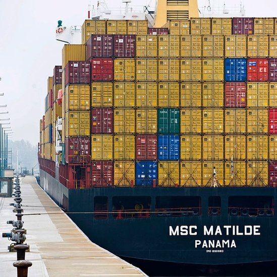 As cinco maiores companhias marítimas do mundo respondem por dois terços do mercado (Foto: Getty Images via BBC News)