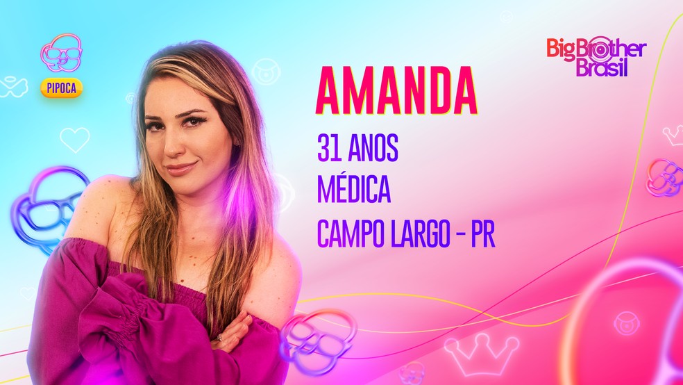 Amanda é participante do BBB 23 — Foto: Globo