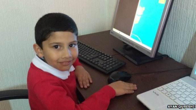Ayan Qureshi se torna mais novo da história a passar no teste da Microsoft (Foto: Reprodução/AyanQureshi)
