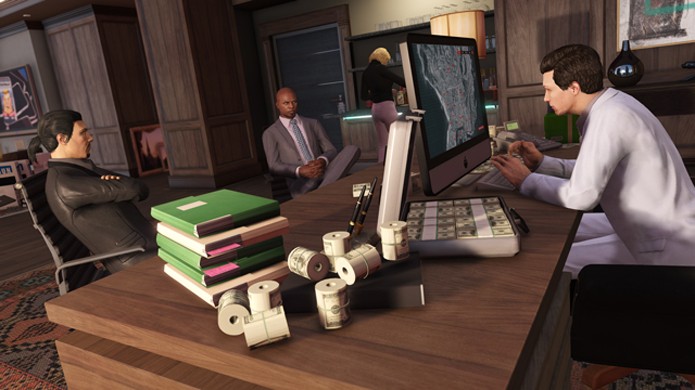 Atualização Further Adventures in Finance and Felony de GTA 5 trará empresas capazes de grandes crimes (Foto: Divulgação/Rockstar Games)