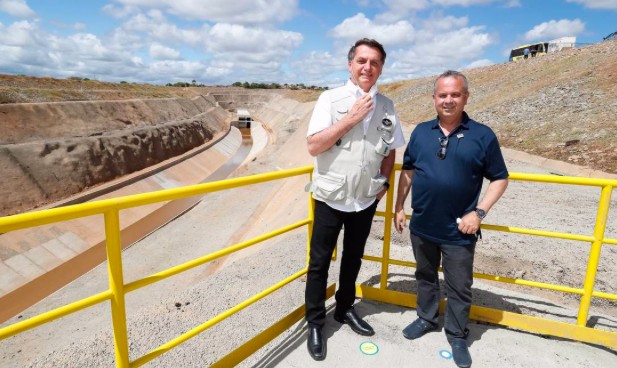 Jair Bolsonaro e Rogério Marinho