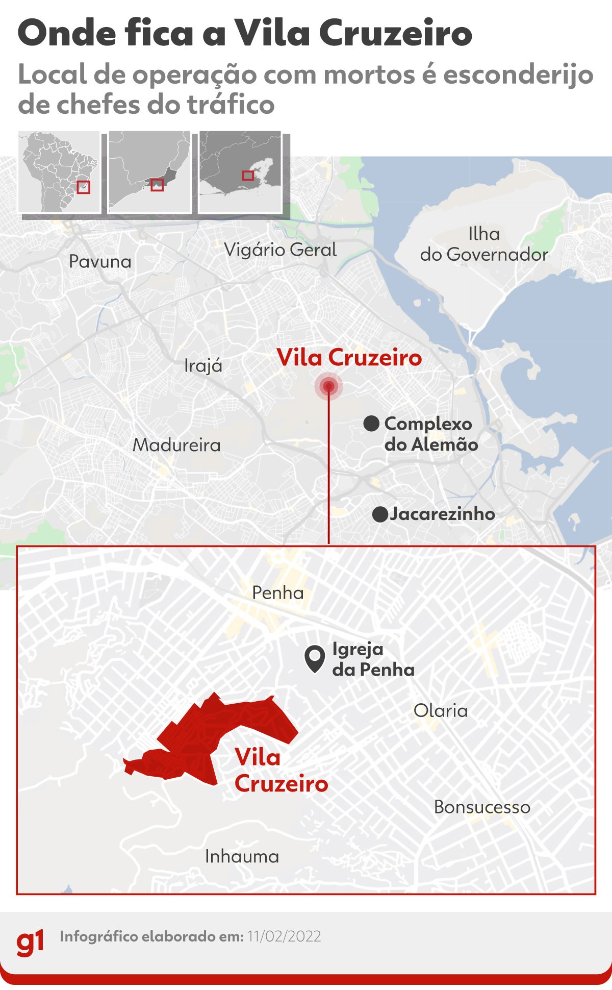 Vila Cruzeiro: 12 anos após ocupação cinematográfica, favela vira esconderijo de chefes do tráfico de todo o país