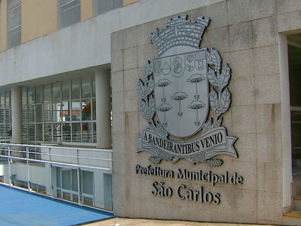 Prefeitura de São Carlos (Foto: Ely Venâncio/EPTV))