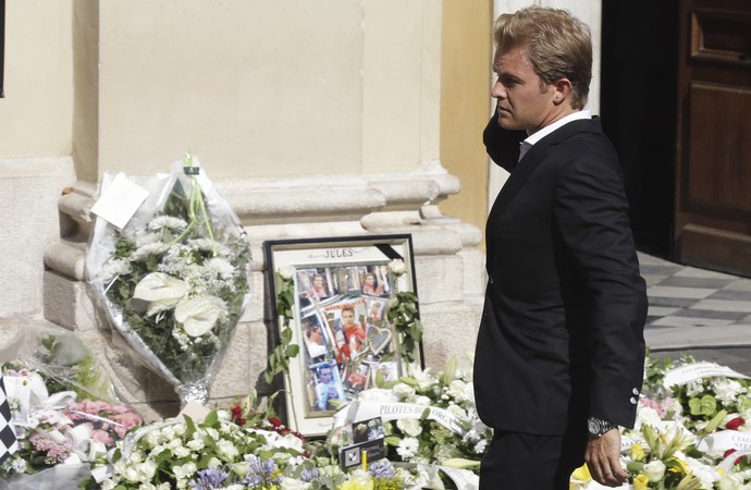 Jules Bianchi funeral Nico Rosberg - AP (Foto: AP)
