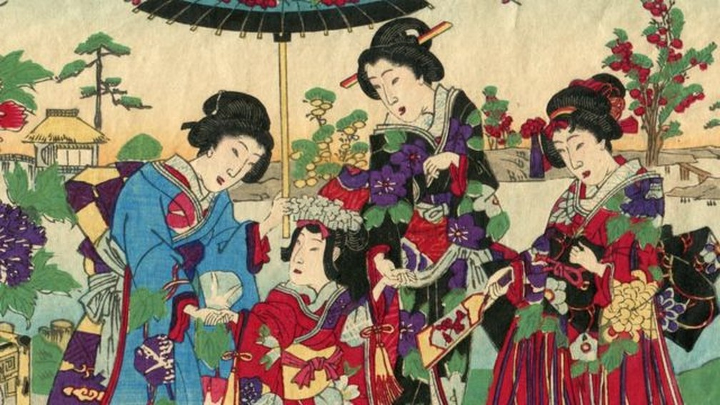 Em muitos países asiáticos, especialmente naqueles que foram brutalmente colonizados pelo Japão, o quimono continua sendo um símbolo de opressão — Foto: Getty Images via BBC