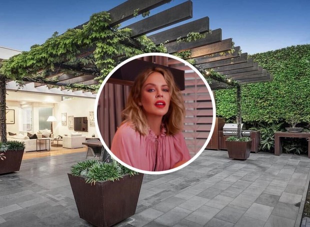 Kylie Minogue investiu R$ 30 milhões para volta a viver em antiga casa (Foto: Reprodução / Supplied e Instagram)