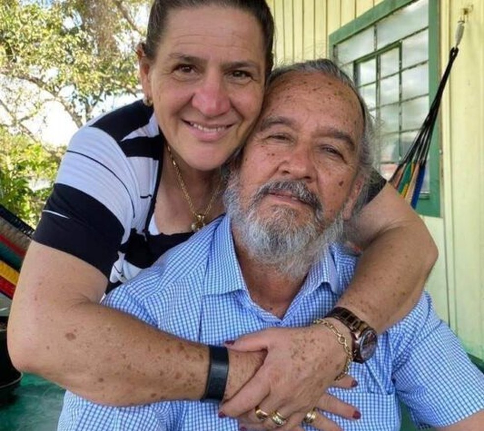 Heladio Cândido Senn e a esposa, Sônia Biavatti, foram mortos a tiros durante chacina — Foto: Arquivo pessoal
