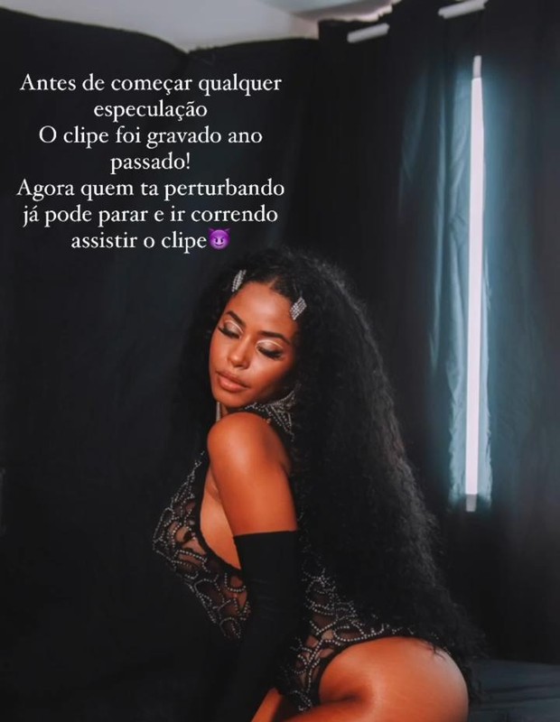 Lorena Vieira nega volta com Rennan da Penha após clipe com DJ e Anitta (Foto: Reprodução/Instagram)