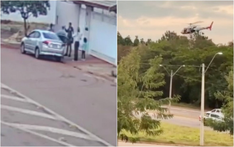 Trio suspeito de assaltar residência é preso após perseguição em Boituva  — Foto: Polícia Militar/ Divulgação 