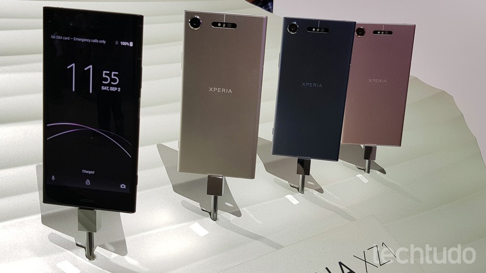 Xperia XZ1 é o novo celular da Sony com lançamento no Brasil (Foto: Thássius Veloso/TechTudo)