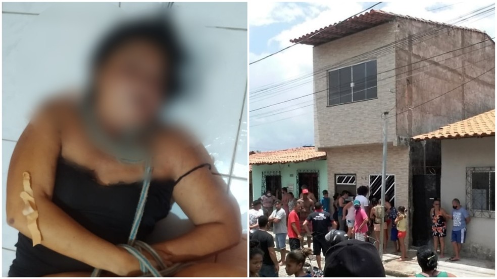 Vítima foi encontrada em casa e amarrada no bairro do Coroadinho — Foto: Redes Sociais