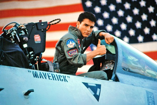 Tom Cruise em Top Gun (1986) (Foto: Divulgação)