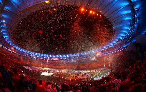 A cerimônia de abertura dos Jogos Olímpicos Rio 2016 encheu os olhos e tirou o fôlego dos brasileiros