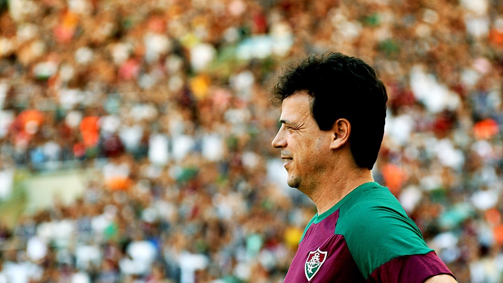Fernando Diniz na goleada sobre o Voltaço — Foto: Mailson Santana/Fluminense