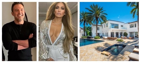 A mansão alugada por Ben Affleck e Jennifer Lopez durante o período dos dois em Miami (Foto: Instagram/Divulgação)