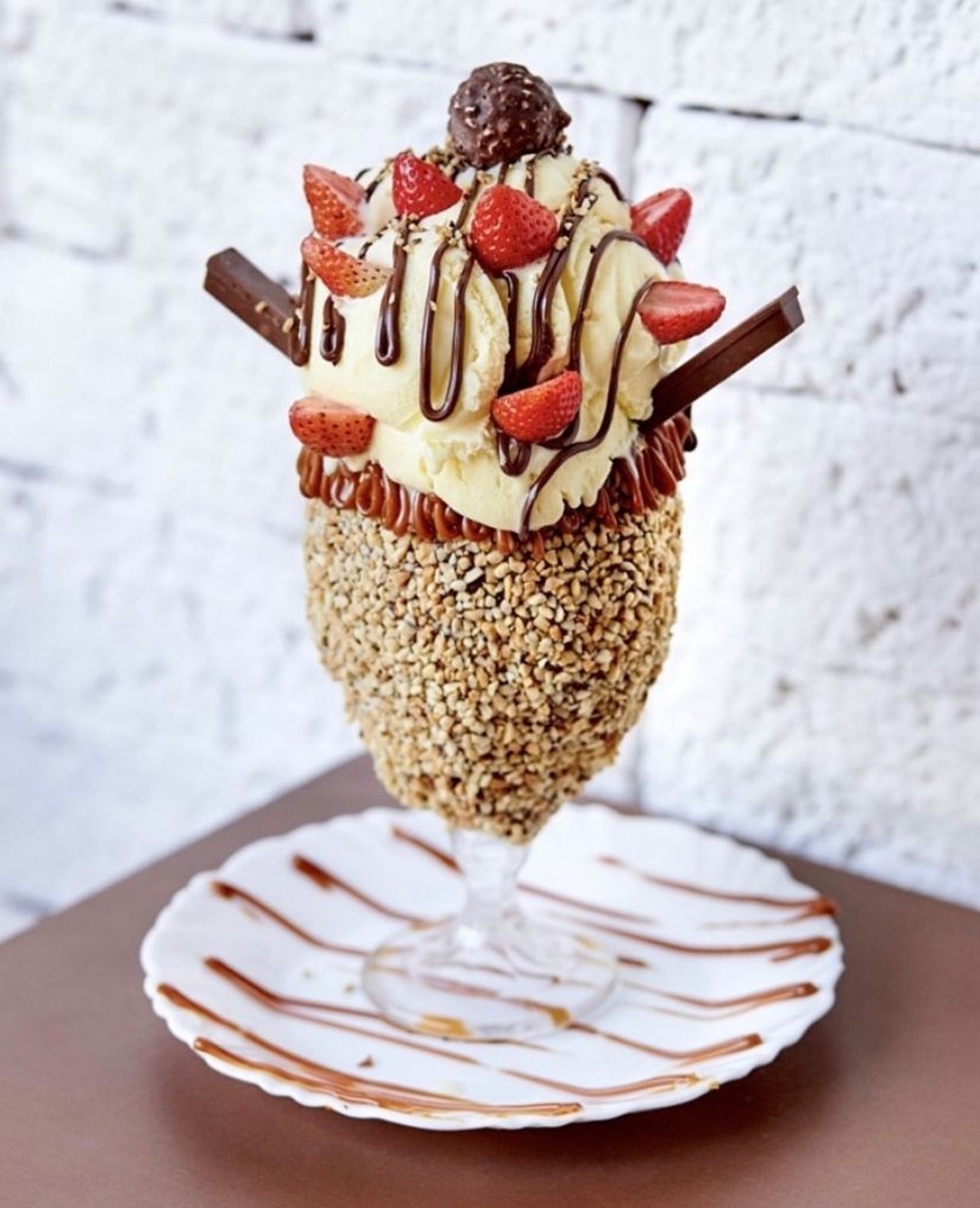 Sorvete 'Avalanche' — Foto: Instagram/Reprodução