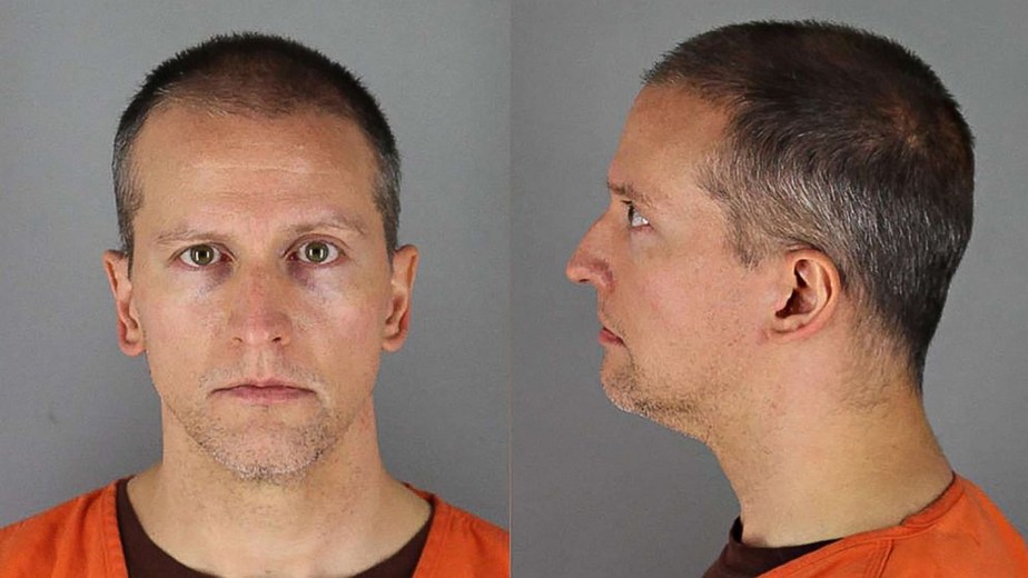 Derek Chauvin, condenado pelo assassinato de George Floyd, em Minneapolis, em maio de 2020