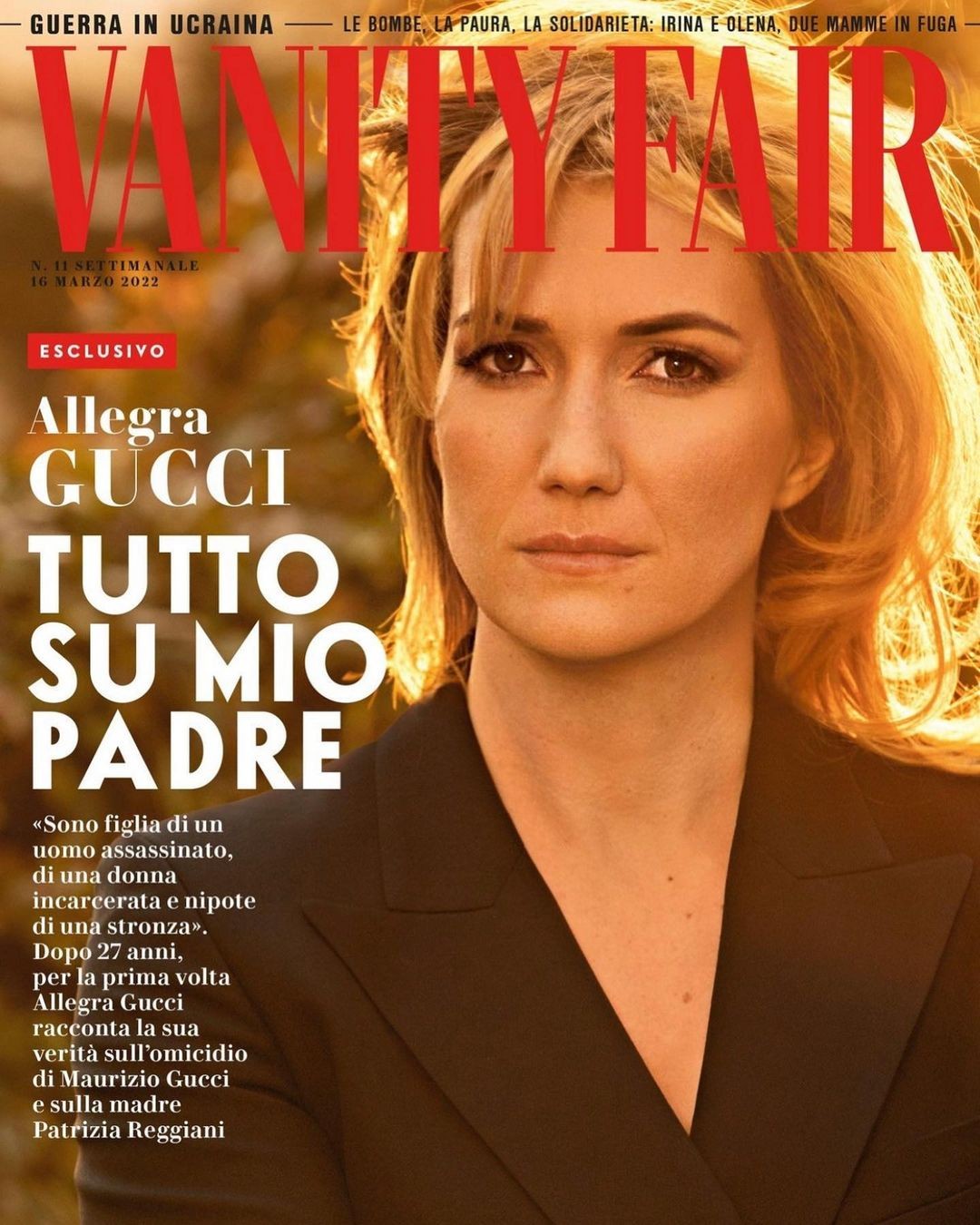 Allegra Gucci dá entrevista à uma revista italiana sobre seu novo livro, Os Jogos Acabaram (Foto: Reprodução Instagram)