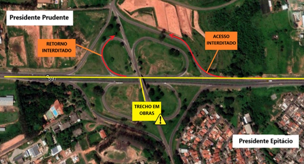Manutenção em Santo Anastácio — Foto: Cart