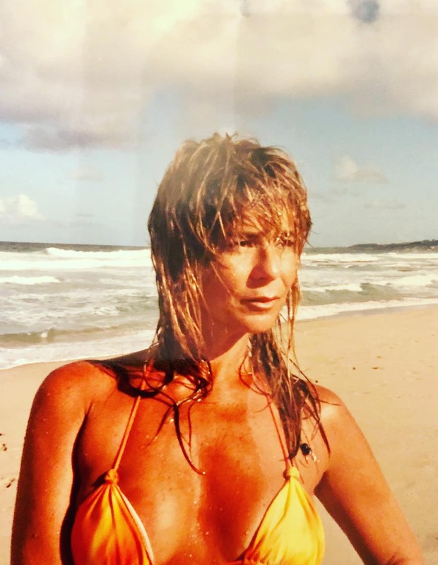 Nadja Winits, mãe de Danielle Winits, em foto antiga (Foto: Reprodução/Instagram)