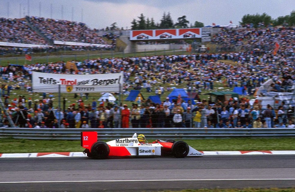 Senna liderou de ponta a ponta o GP de San Marino de 1988 (Foto: DivulgaÃ§Ã£o)