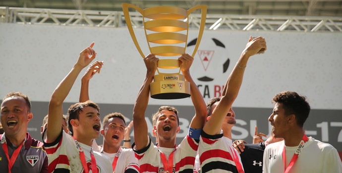 São Paulo campeão da Taça Belo Horizonte Sub-17 (Foto: Igor Amorim/saopaulofc.net)