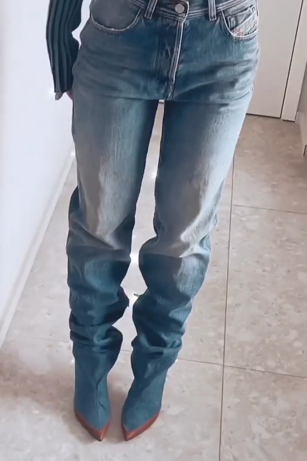 Bota com hot sale calça jeans