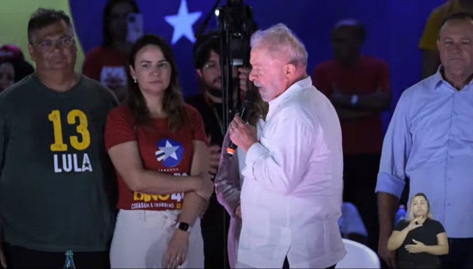 Lula discursa ao lado de Flávio Dino no Maranhão