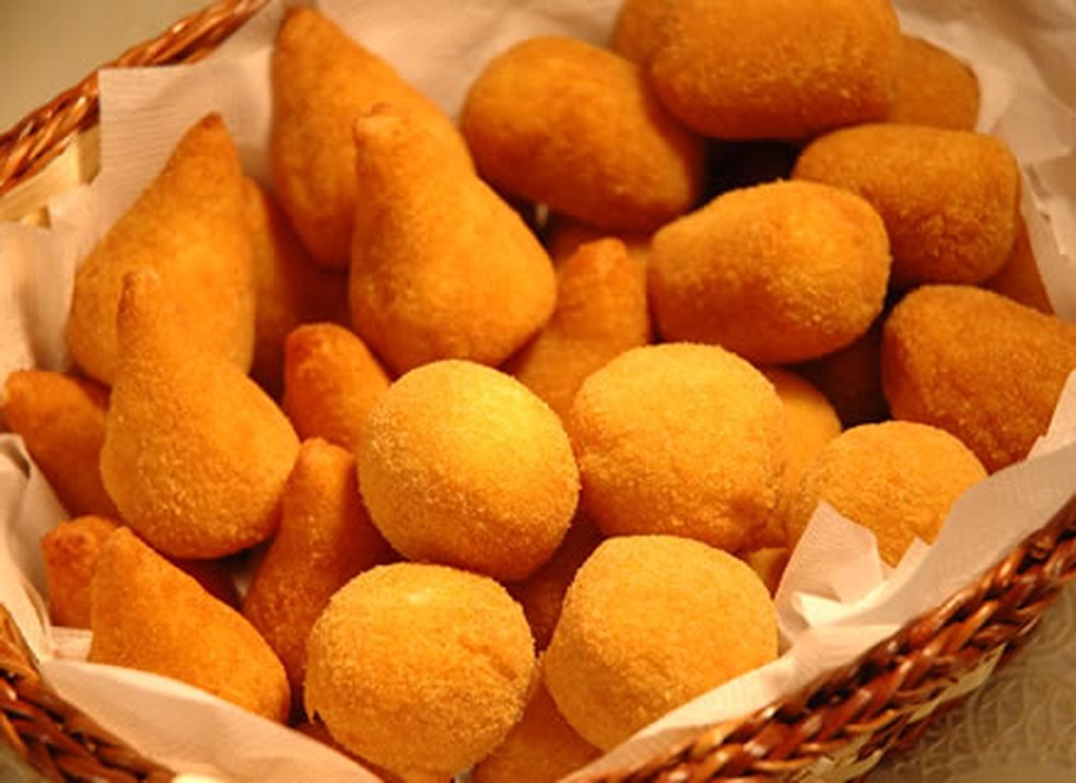 Coxinha Italiana Receitas Receitas Coxinha de queijo e presunto; coxinha italiana