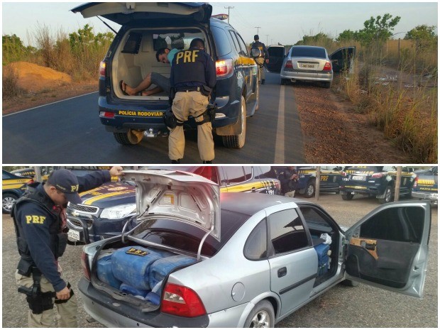 Motorista foi preso após acompanhamento tático (Foto: Divulgação/ PRF)