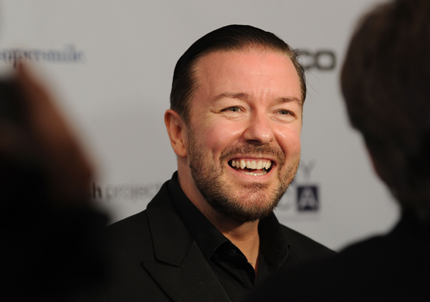 O humorista britânico Ricky Gervais  (Foto: Getty Images)