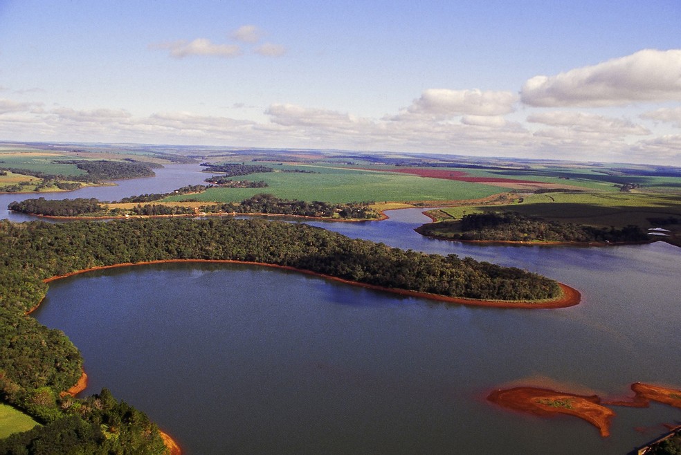 O Parque Estadual Lago Azul, em Campo Mourão — Foto: IAP/Divulgação