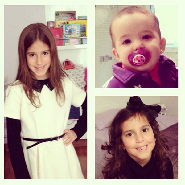 Clara e as irmãs, Helena e Maria (Foto: Reprodução/Instagram)