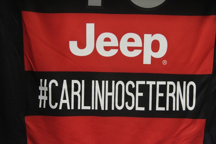 Camisa Flamengo homenagem Carlinhos (Foto: Gilvan de Souza / Flamengo)