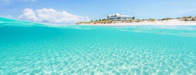  Grace Bay Beach, nas Ilhas Turks e Caicos — Foto: Divulgação/Agile LeVin/Visit Turks and Caicos Islands