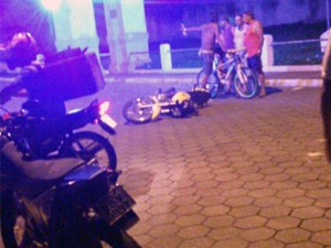 Motociclista morre em acidente no centro de Piquete, SP (Foto: Arquivo Pessoal)