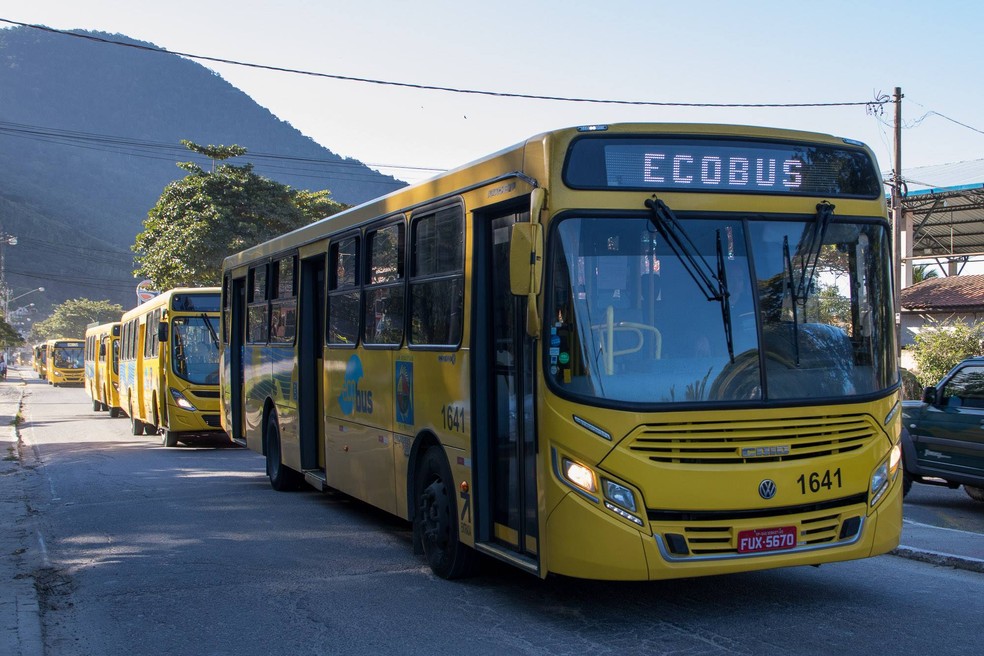 Transporte coletivo de S&atilde;o Sebasti&atilde;o &mdash; Foto: Divulga&ccedil;&atilde;o/Ecobus