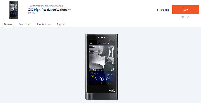 Novo Walkman custa mais de R$ 3 mil (Foto: Reprodução/Thiago Barros)