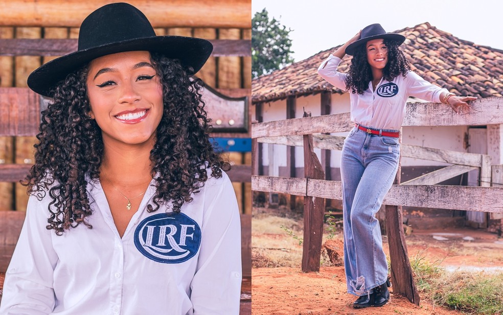  Ayla Souza, candidata à rainha do Lavras Rodeo Festival 2023 — Foto: Fernando Lucas